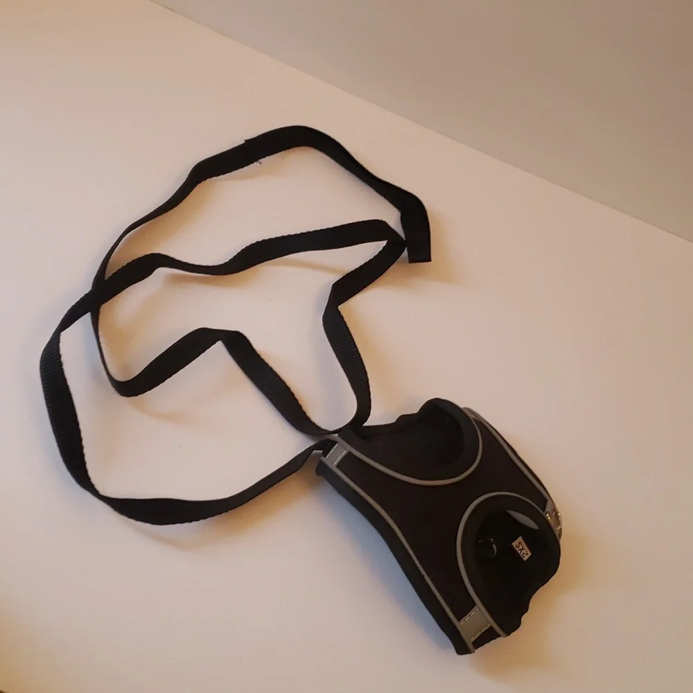 🤯3/$12 Black Leash w/ Harness Size XXS Rabbit Cat Small Dog